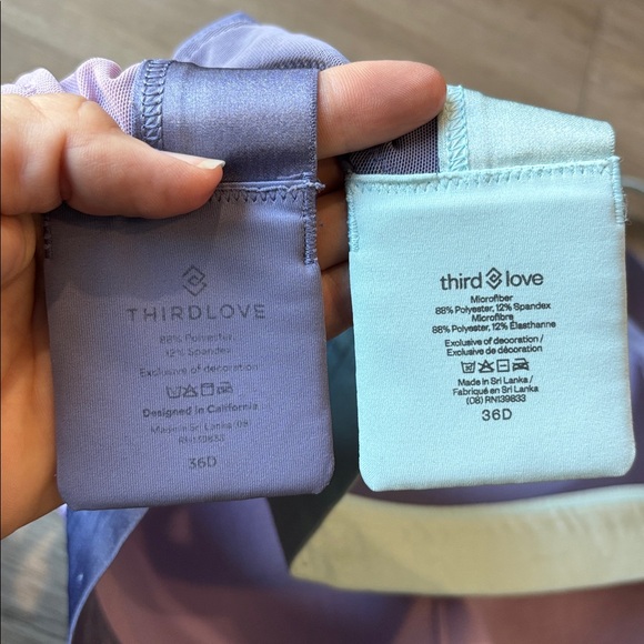 ThirdLove Kinetic Adjustable Sports Bra Set of 2, Lilac Blush & Midnight Blue - Picture 6 of 11